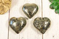 Natural Pyrite Heart (Medium)