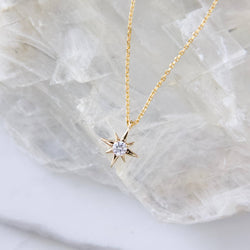 Mini Star Necklace: Silver
