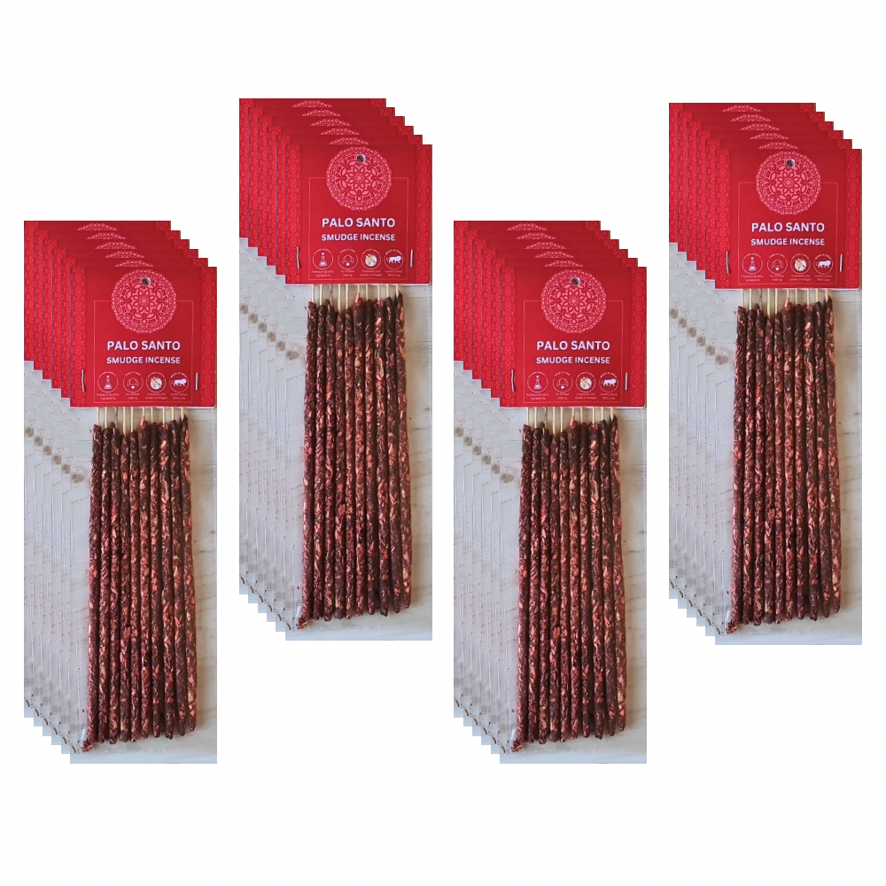Palo Santo Smudge Incense Sticks - Plastic Pouch 10 Sticks