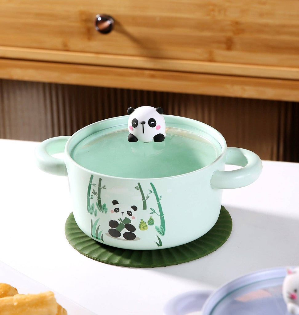 Cute Panda 30oz Bowl with Lid