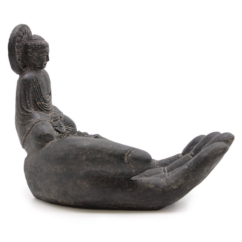 SCV-05 - Buddha & Hand Incense Burner (black)