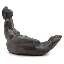 SCV-05 - Buddha & Hand Incense Burner (black)