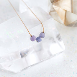 Tanzanite December Birthstone Necklace