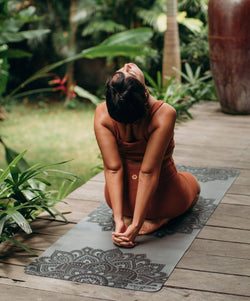 YDL Infinity Yoga Mat - Best Workout & Exercise Mat: Mandala Teal / 5mm