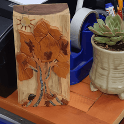 Mother of Pearl Tree of Life - Hand Carved Gift Box