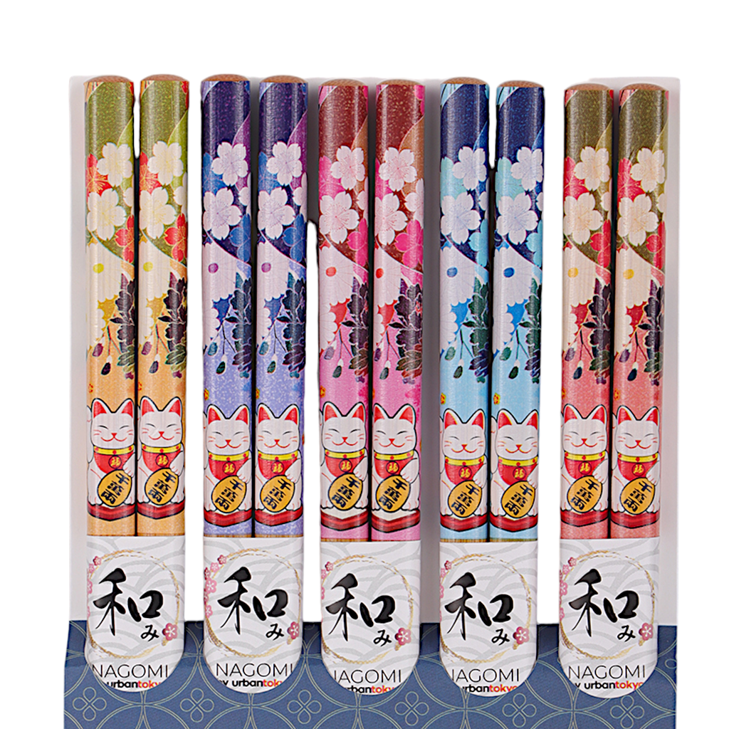5 Piece Chopsticks Set Sakura