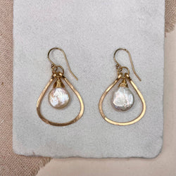 Pearl Mini Teardrop Earrings