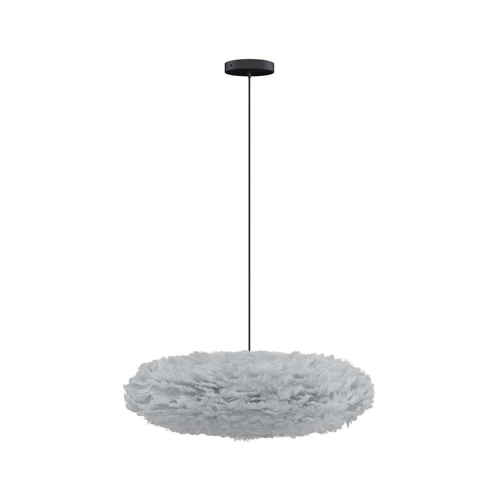 Eos Esther Large Hardwired Pendant in Grey