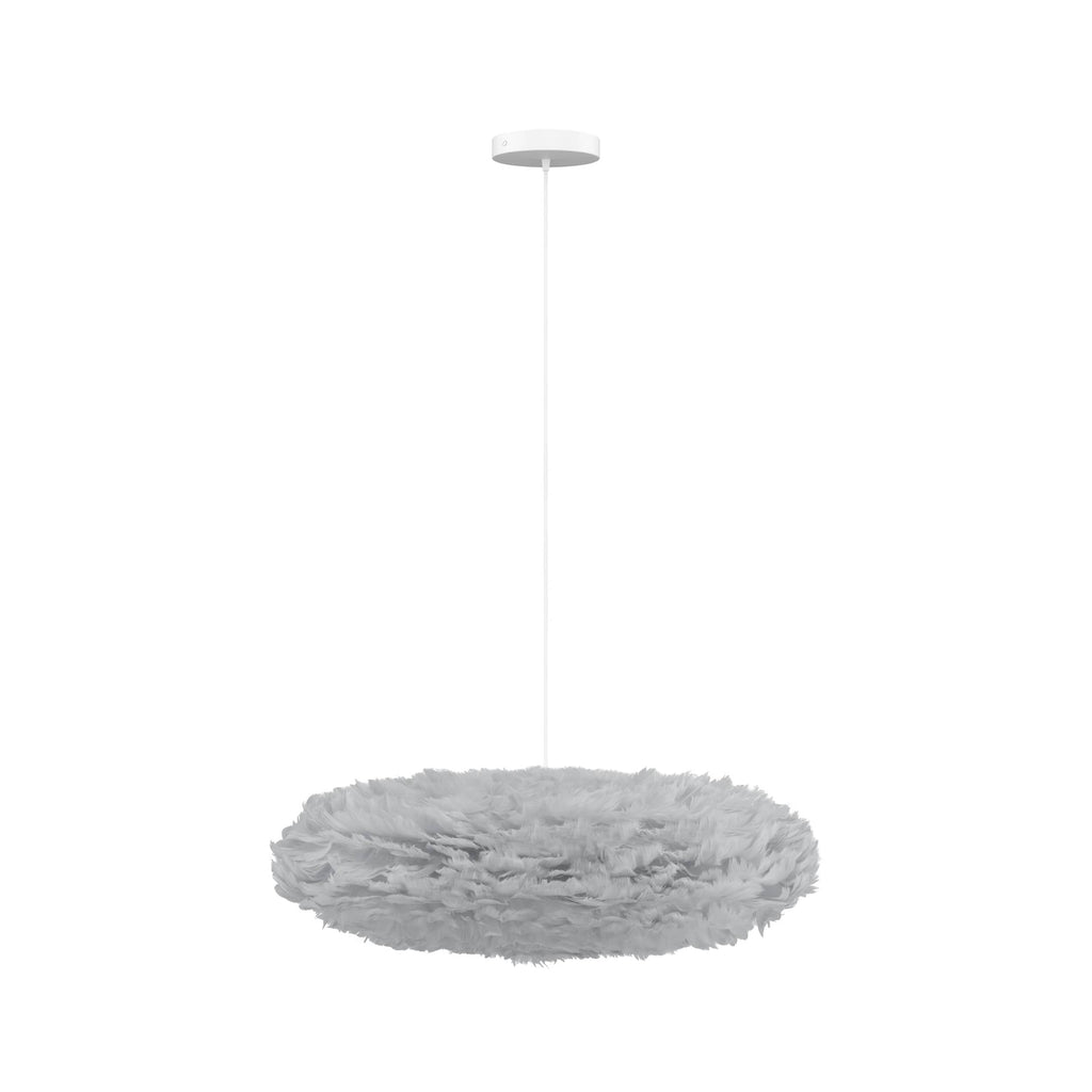 Eos Esther Large Hardwired Pendant in Grey