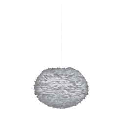 Eos XL Plug-In Pendant in Grey, Black Cord