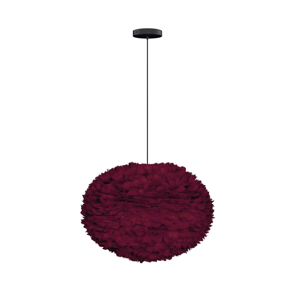 Eos Large Hardwired Pendant in Red