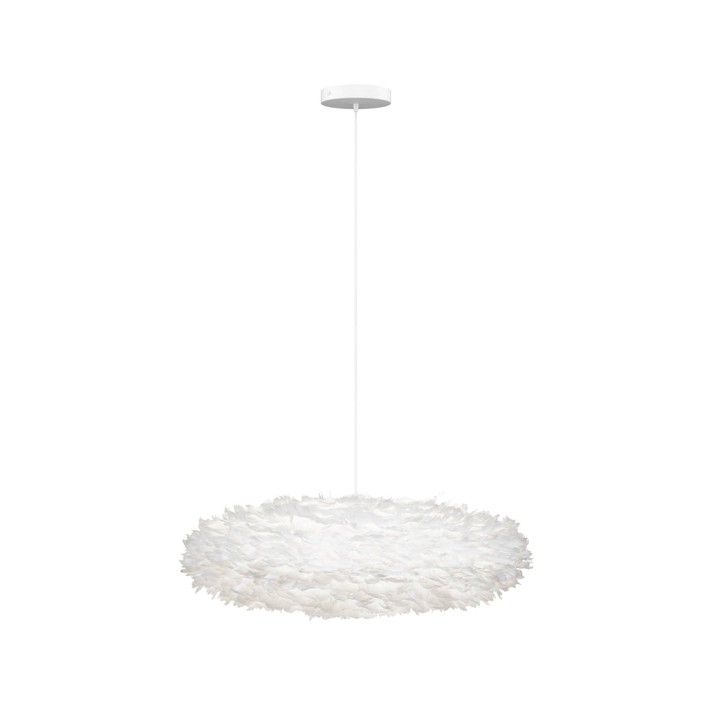 Eos Esther Medium Hardwired Pendant in White