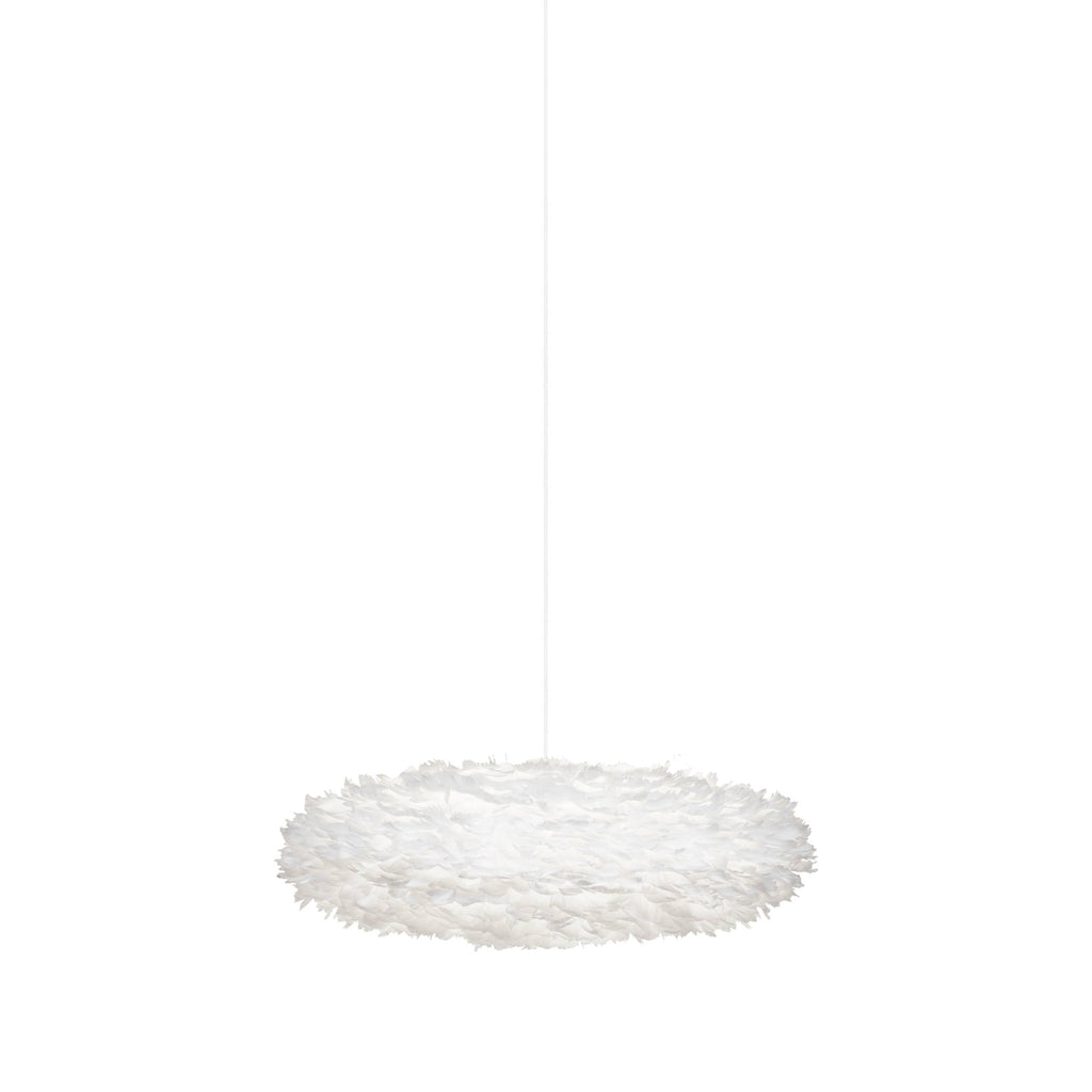 Eos Esther Medium Plug-In Pendant in White