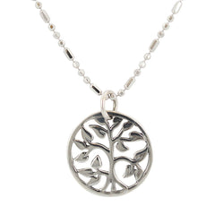 Round Small Tree of Life Necklace