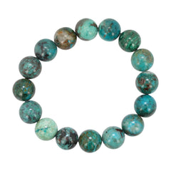 12mm Chrysocolla Gemstone Energy Bracelet