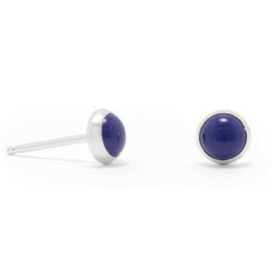 Small Gemstone Stud Earrings, Choice of Stone