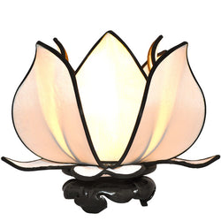 Baby Blooming Lotus Lamp, White