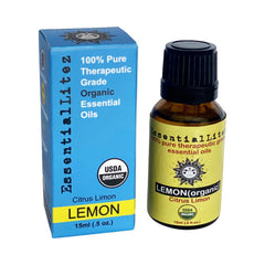 100% Pure Essential Oils (1/2oz) (Lemon)ORGANIC