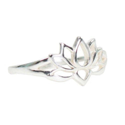 Lotus Ring in Sterling Silver