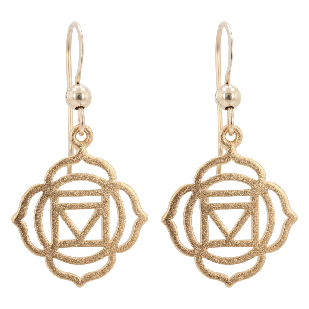 Bronze Chakra Earrings