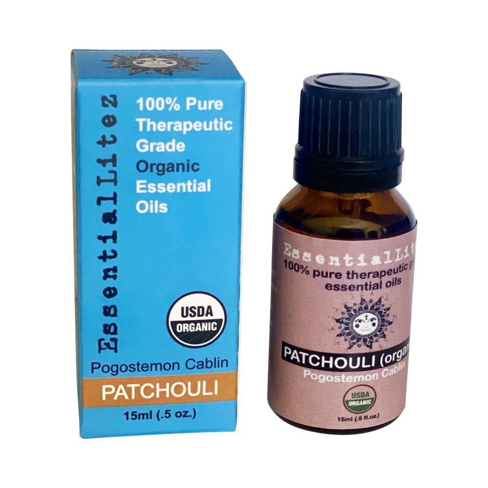 100% Pure Essential Oils (1/2oz) (Patchouli)ORGANIC, essential oils, aromatherapy, new