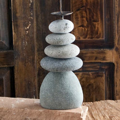 Candle Holder Quintuple Cairn
