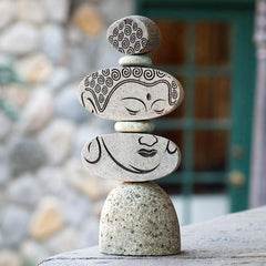 Cairn Sculpture - Face of Buddha
