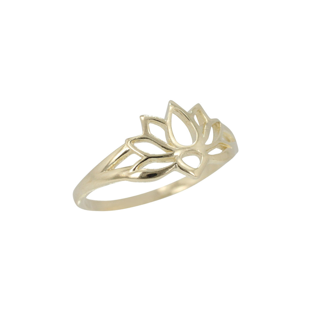Gold Lotus Ring