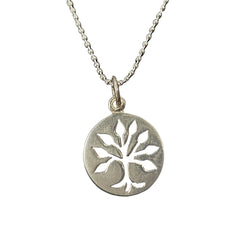 Cut Out Tree of Life Necklace in Sterling Silver