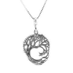 Celtic Family Tree of Life Necklace in Sterling Silver