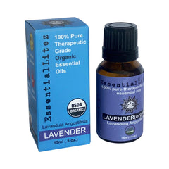 100% Pure Essential Oils (1/2oz) (Lavender) ORGANIC