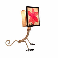 Enlightened Gecko Table Lamp Red