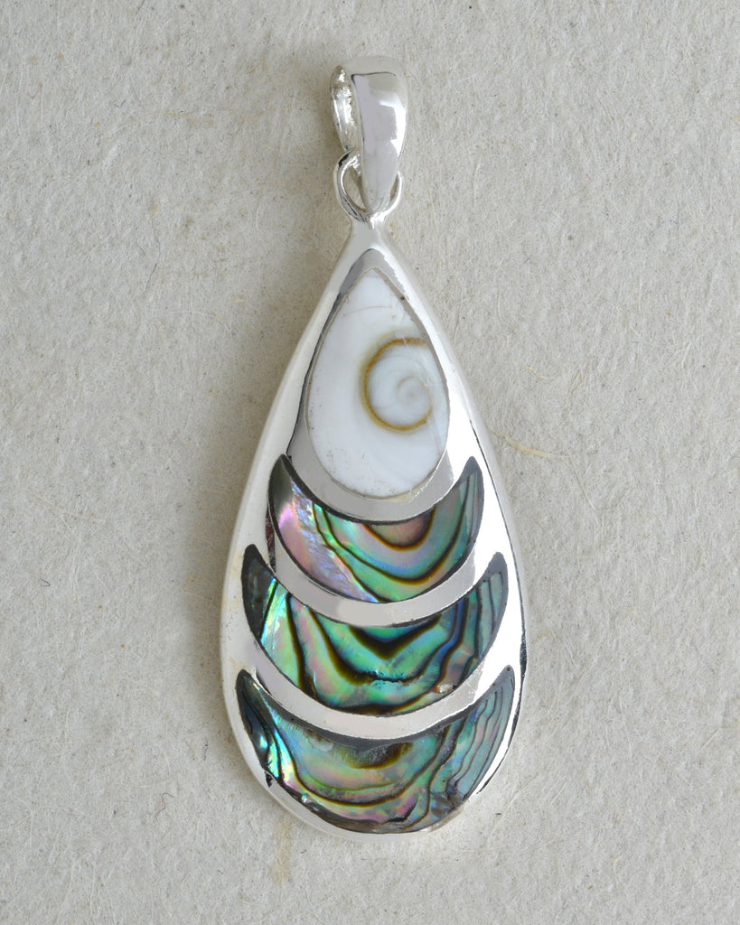 Oval Pendant with Shiva's Eye Top