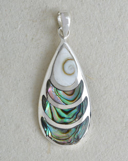 Oval Pendant with Shiva's Eye Top