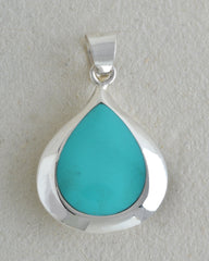 Double Sided Tear Drop Pendant