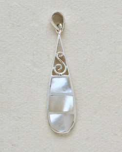 Thin Oval Etched Pendants