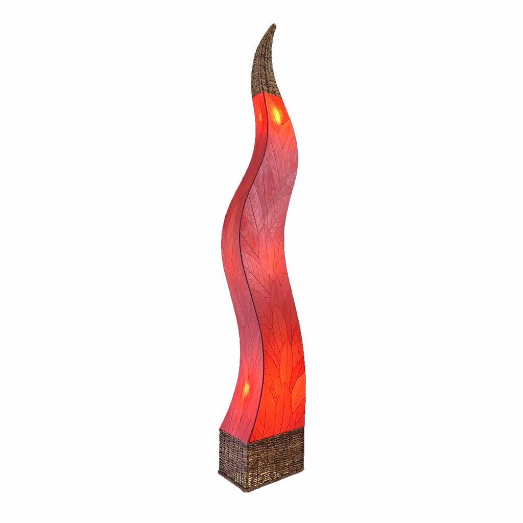 Flame Giant Floor Lamp Red