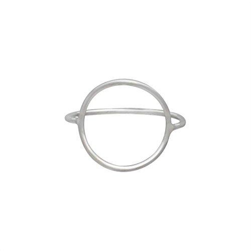 Open Circle Ring in Sterling Silver