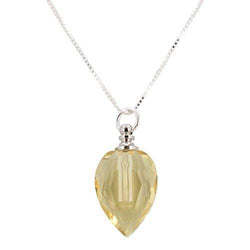 Teardrop Glass Essential Oil Diffuser Necklace