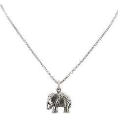 Elephant Necklace in Sterling Silver