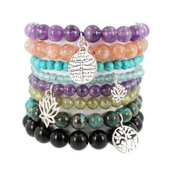 Rainbow Obsidian Stretch Bracelet- love, light, pleasure, protection