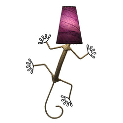 Gecko Wall Lamp, Purple