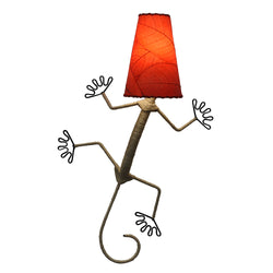 Gecko Wall Lamp, Red