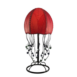 Jellyfish Table Lamp, Red
