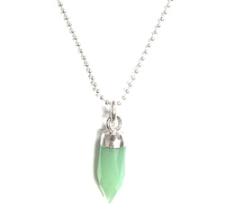 Small Gem Point Necklace, Stone Choice
