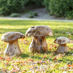 Teak Mushroom Stools