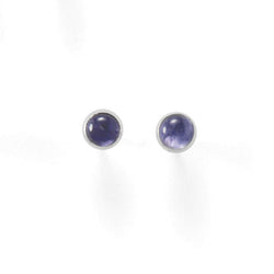 Small Gemstone Stud Earrings, Choice of Stone
