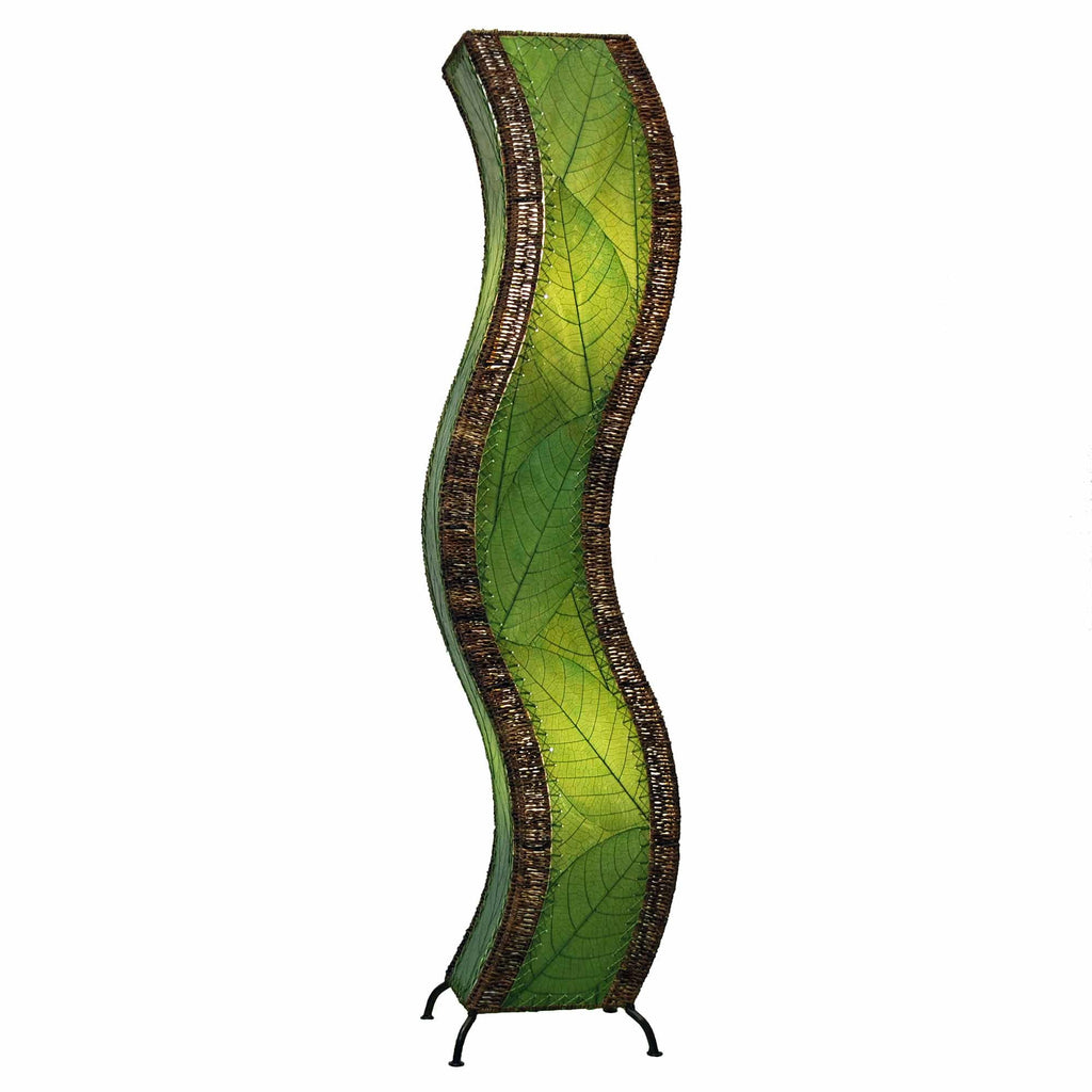 Wave Large Floor Lamp Green