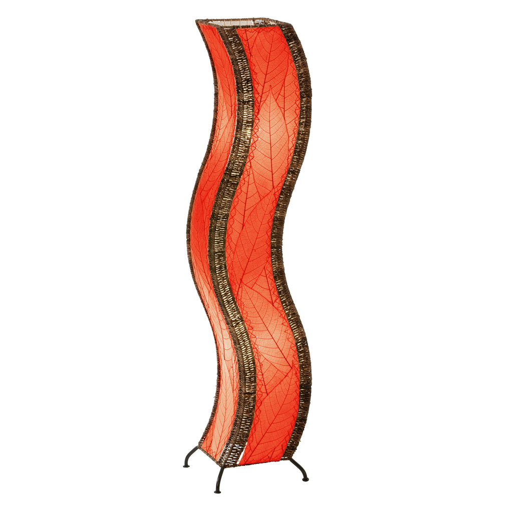 Wave Large Floor Lamp Red