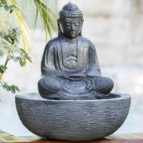 Small Sitting Buddha Water Fountain